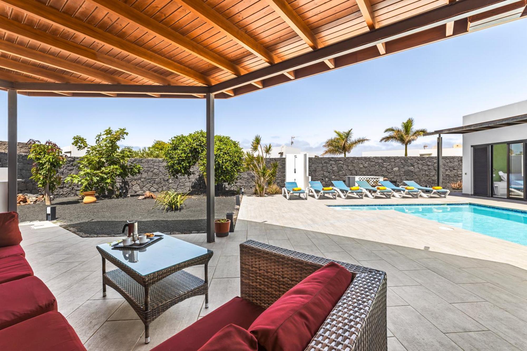 3 Bedroom Villa With Private Pool Close To Papagayo Beach 普拉亚布兰卡 外观 照片