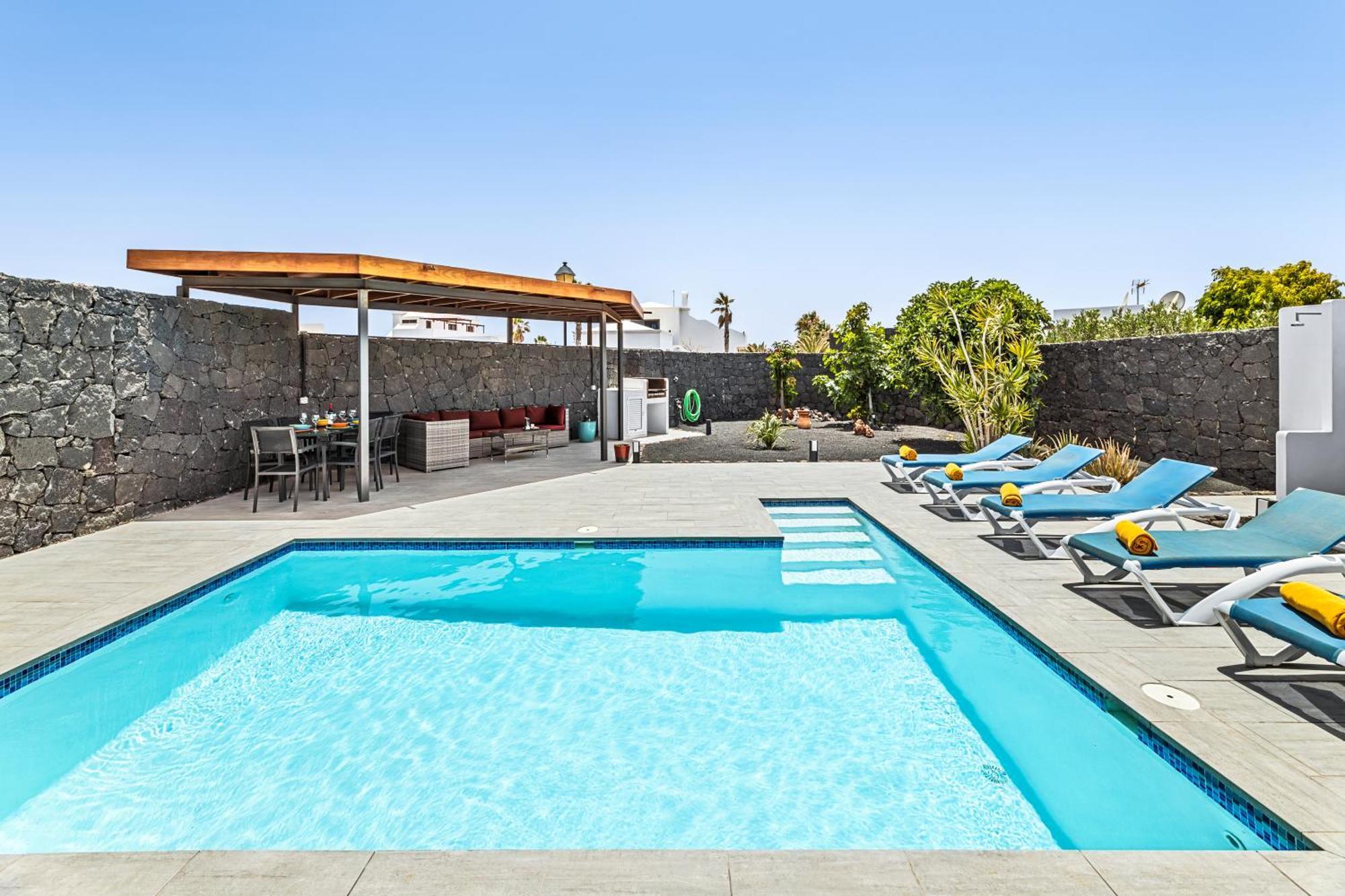 3 Bedroom Villa With Private Pool Close To Papagayo Beach 普拉亚布兰卡 外观 照片