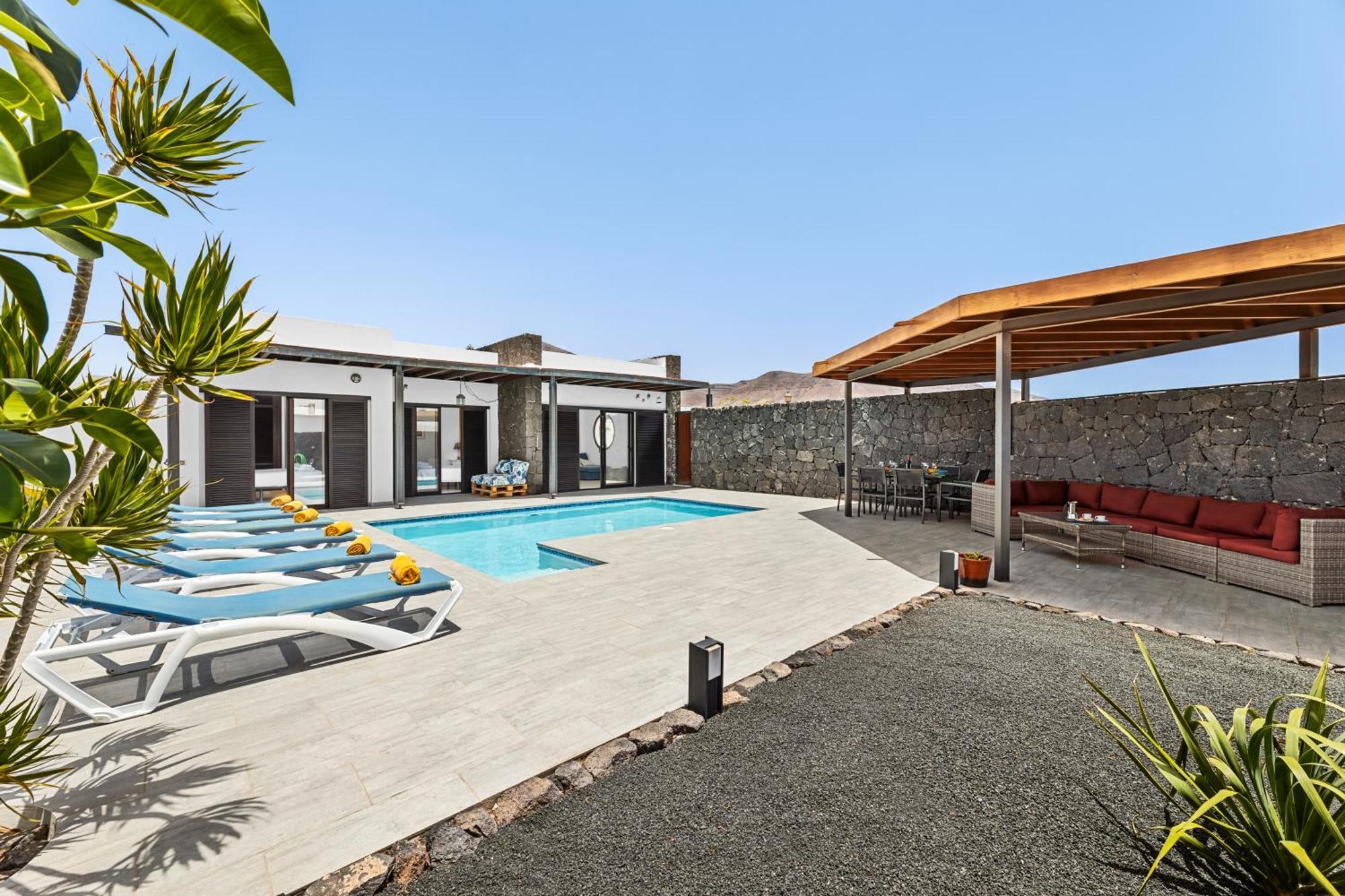 3 Bedroom Villa With Private Pool Close To Papagayo Beach 普拉亚布兰卡 外观 照片